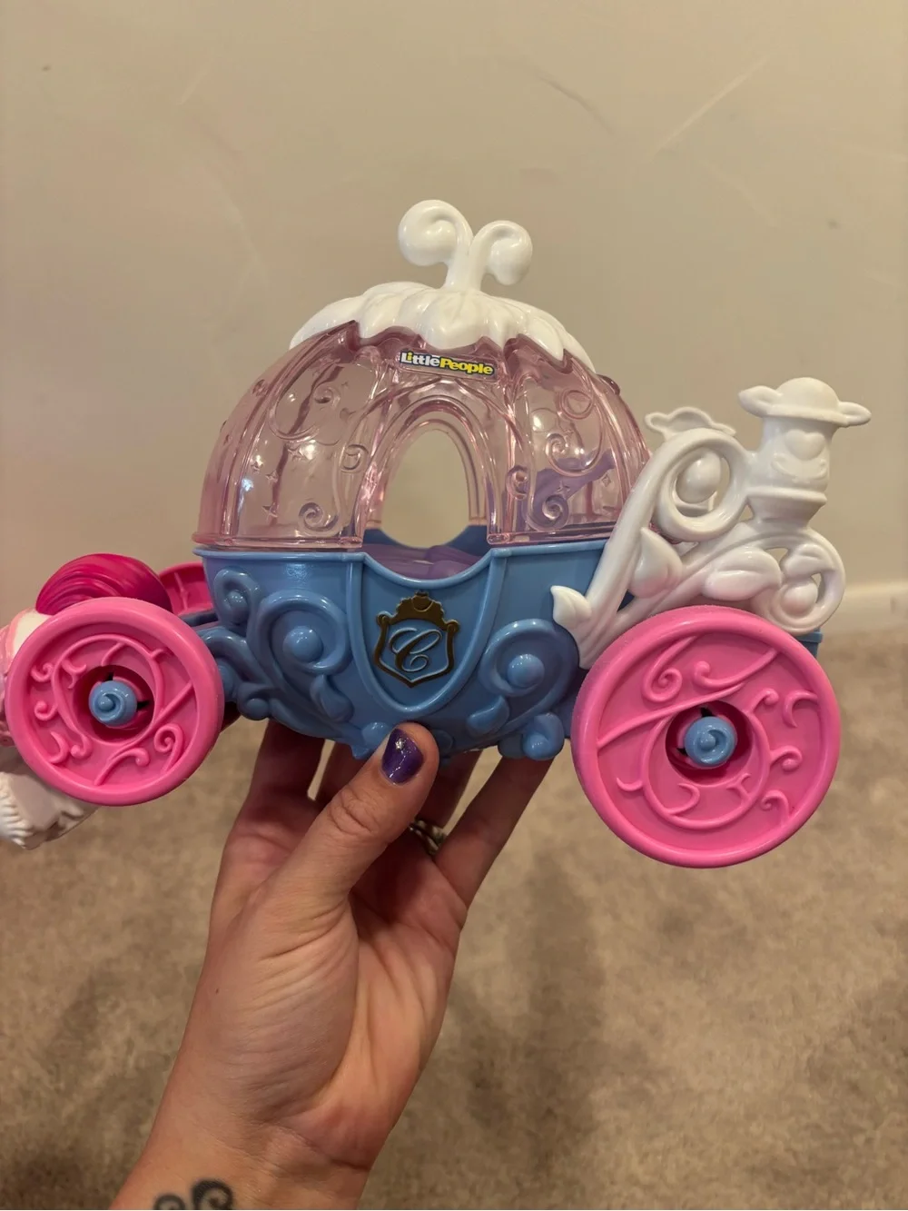 Fisher-Price little people Cinderella carriage